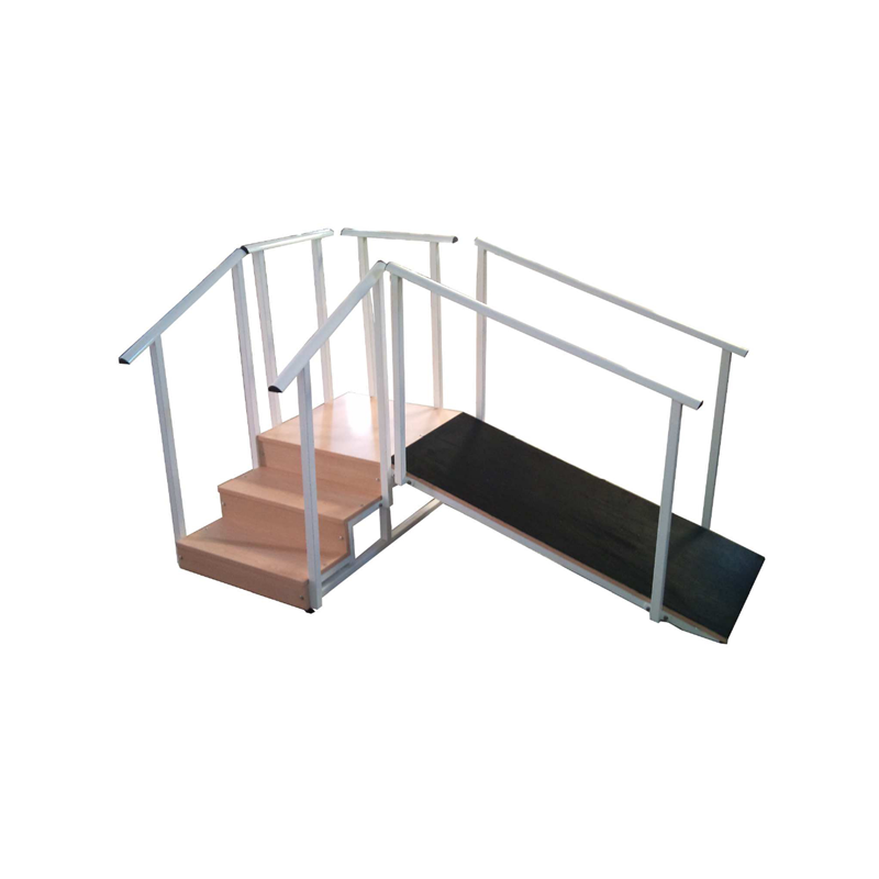 ESCALERA CON RAMPA