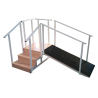 ESCALERA CON RAMPA